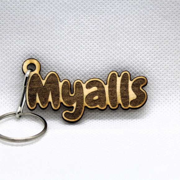 Custom engraved keychain - Picture 2 of 4